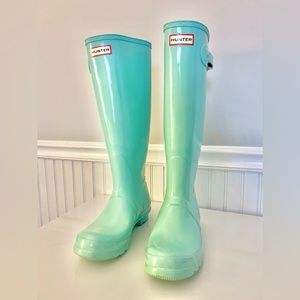 Womens Original Tall Hunter Boots- Size 8
